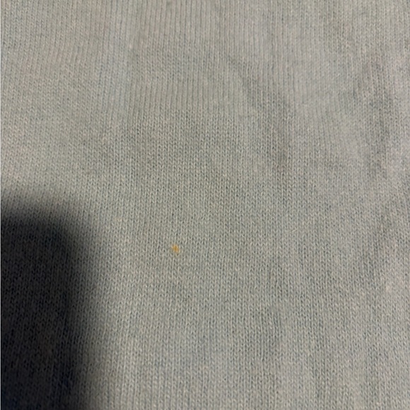 Vintage United Colors of Benetton baby blue wool/angora pearl buttons cardigan - Picture 7 of 8